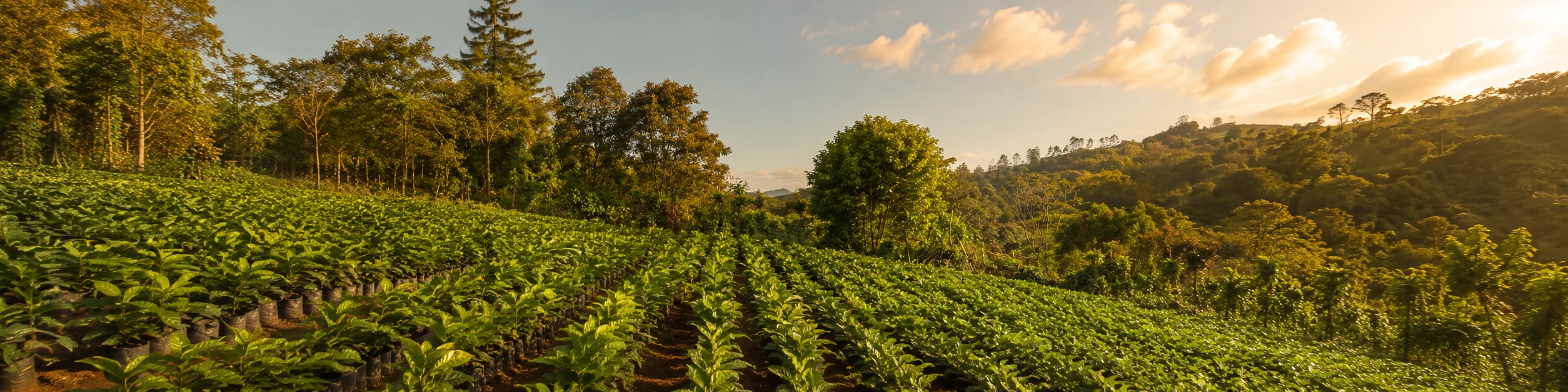Costa Rica coffee highlands